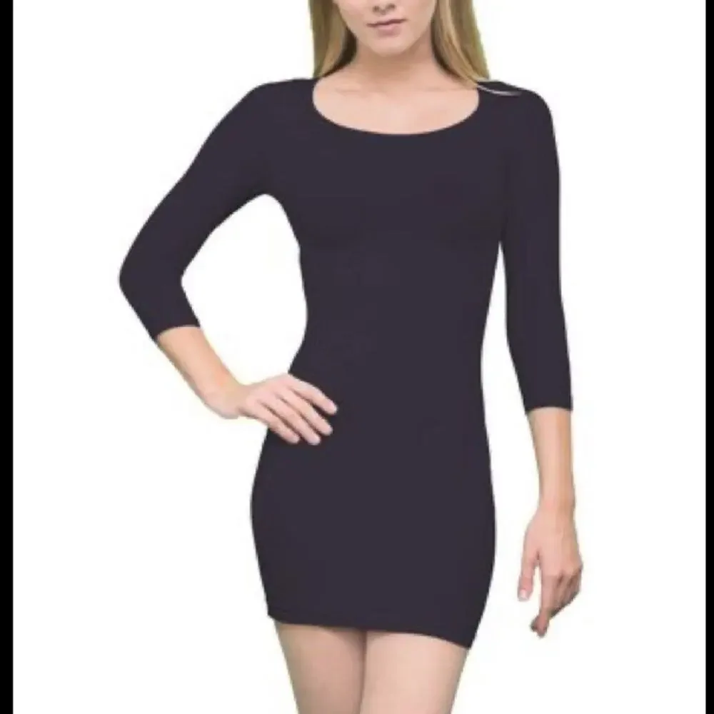 Verona Black Quarter Sleeve Dress size small